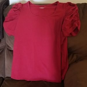 Ruched sleeves tee